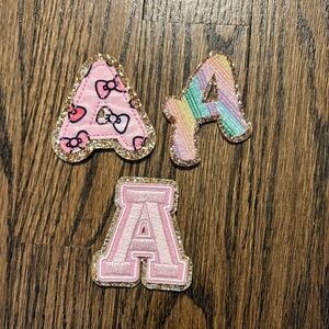 Stoney Clover “A” Patch Bundle: Including SCL x Hello Kitty letter